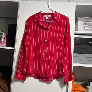 New York City, Size M, Red with black and white stripes